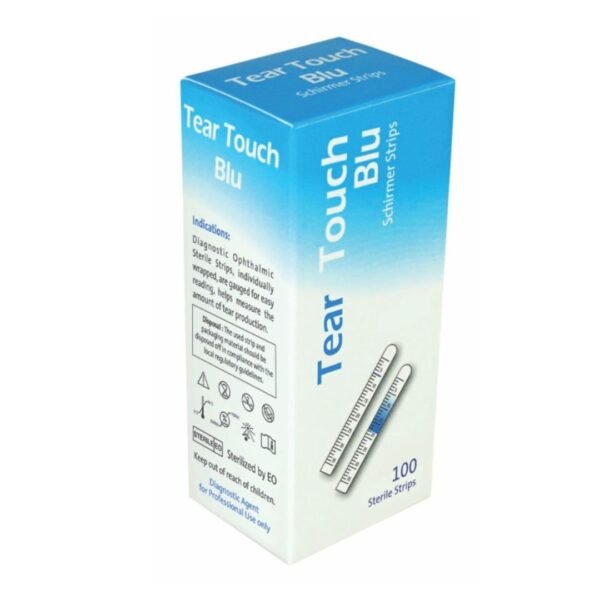 KASHSURG Schirmer Tear Test Strips with Blue Mark 100 Strips (Sterile)