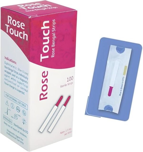 KASHSURG Ophthalmic Green Touch (Lissamine Green Strips) - 100 pack - Image 2